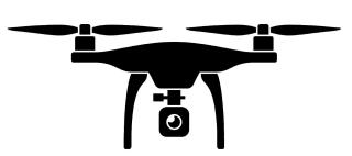 Aufkleber  Quadcopter